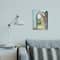 Stupell Industries Giraffe Through Doorway Safari Animal Portrait Canvas Wall Art